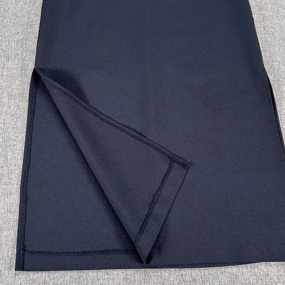 VTG Tracy Evans Maxi Pencil Skirt Women's 9 Black Business Office Side Slit USA - Picture 10 of 15